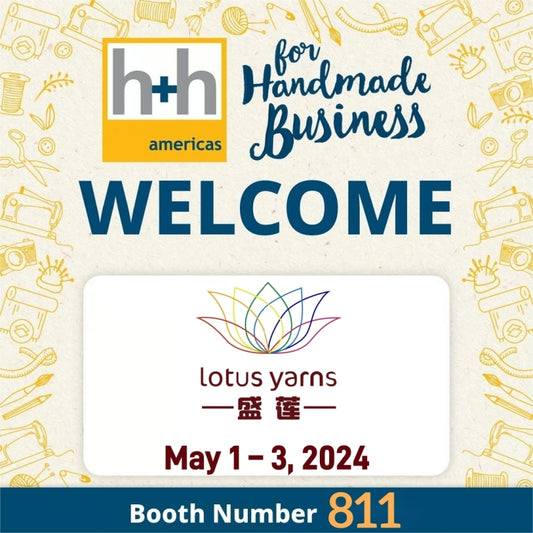 Invitation from Lotus Yarns - H+H Americas 2024