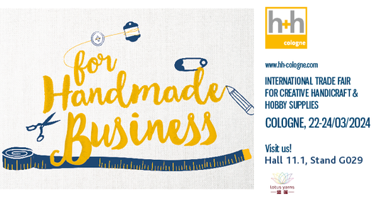 Invitation from Lotus Yarns - H+H, Cologne 2024