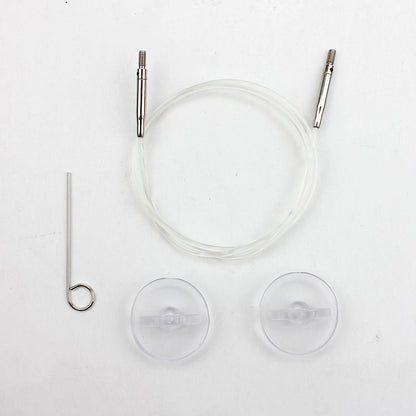 Clear Swivel Needle Cables