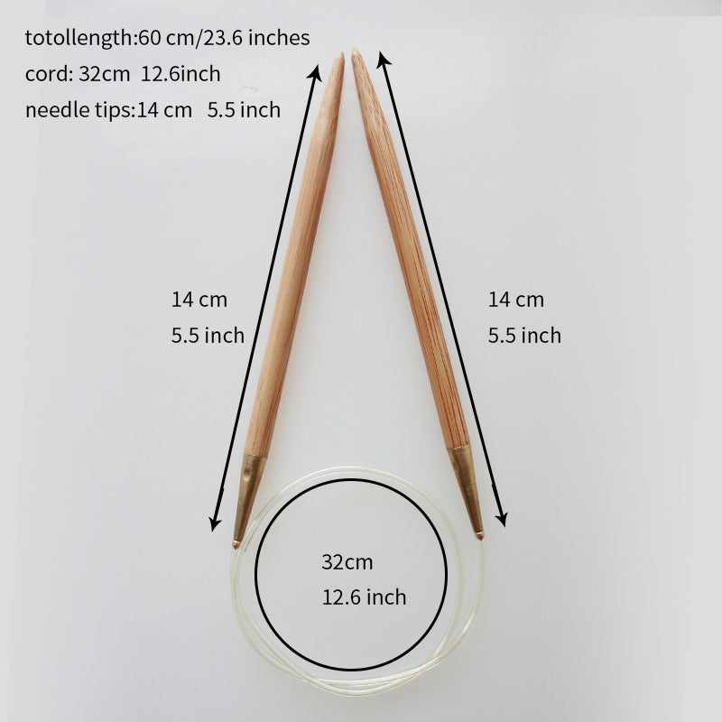 60cm/24'' Bamboo Circular Needles
