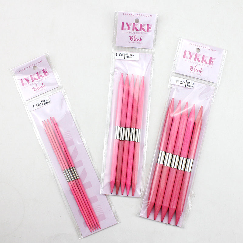 BLUSH 6"/15cm Double Pointed Needles